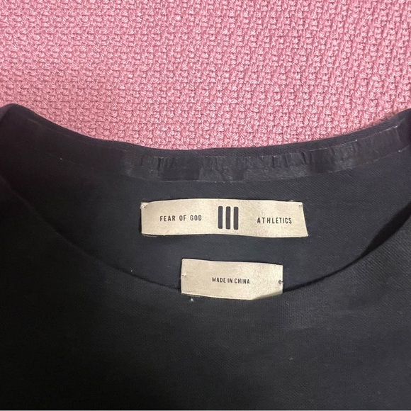 Fear of God Athletics Adidas Performance Jersey Tee size M Oversized T-Shirt Fog - Picture 5 of 9
